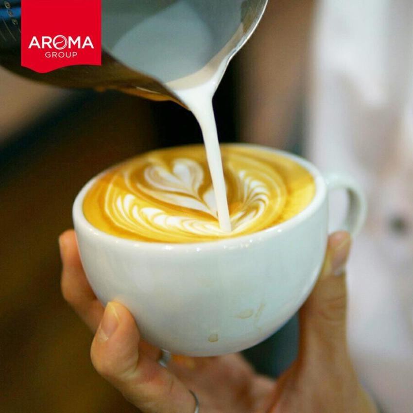 AROMA OK Espresso Blend Coffee กาแฟอราบิก้าสายพันธุ์ดี คั่ว กลาง ขนาด