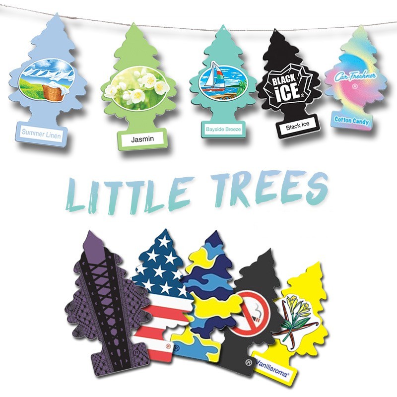 พร้อมส่ง Littletrees ต้นสน แผ่นน้ำหอมปรับอากาศ แผ่นน้ำหอมต้นสน เลือก