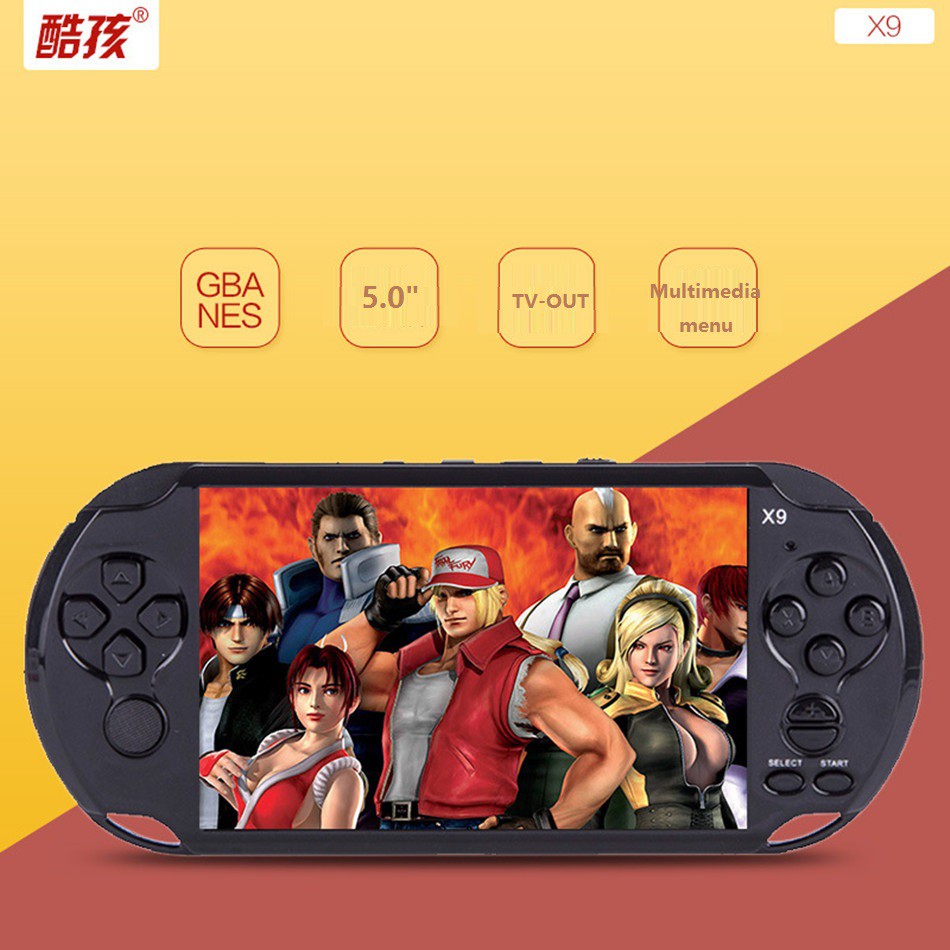 Updated 8GB 5 Inch PSP Handheld Game Player 5 Inch Portable Game
