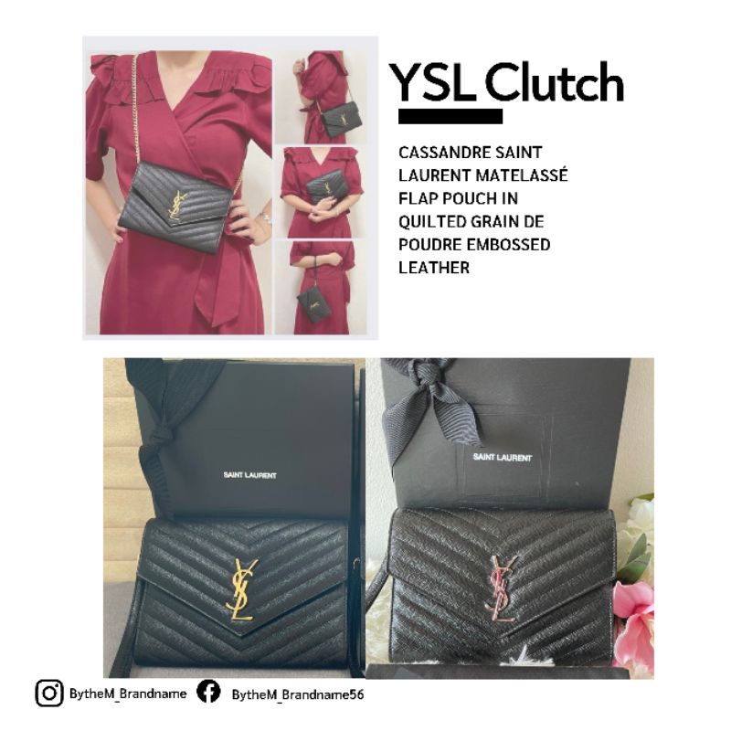 YSL Clutch 8 นิ้ว 2022 แท้และถูกที่สุด bythem_brandname