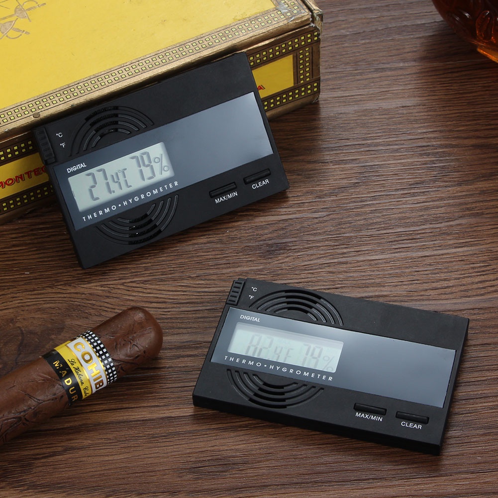 ตู้GALINER Accurate Cigar Hygrometer Humidor Humidity Tester lastic