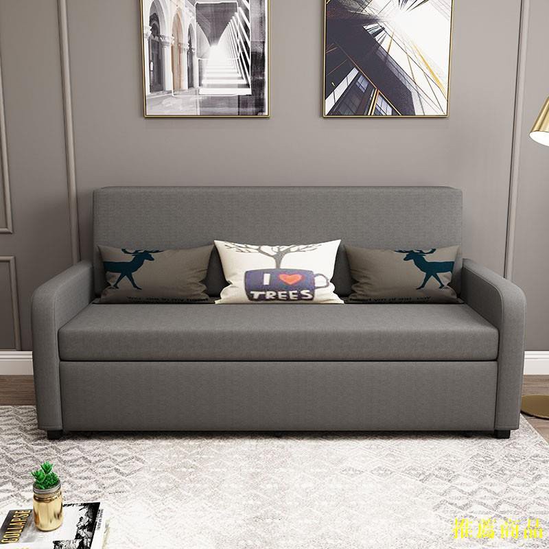 sofa bed foldable living room small familytype double multifunctional