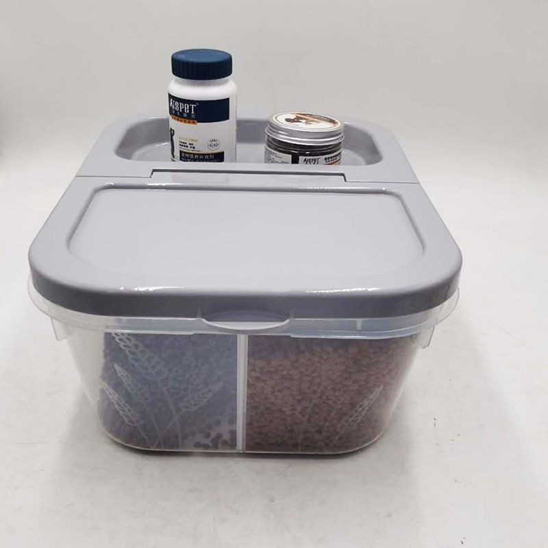 ราคาพิเศษ ☜♠ถังเก็บอาหารสัตว์เลี้ยง Sealed Moistureproof Cat Food Dog