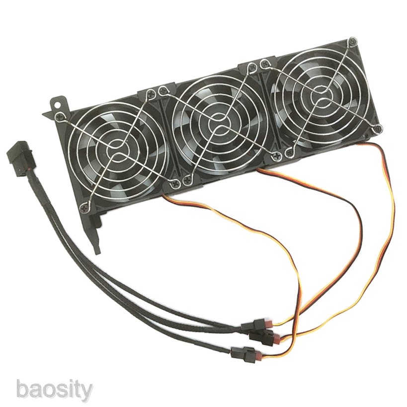 [BAOSITY] PCIe 3Fan GPU Cooler Computer Chassis Video Graphics Card