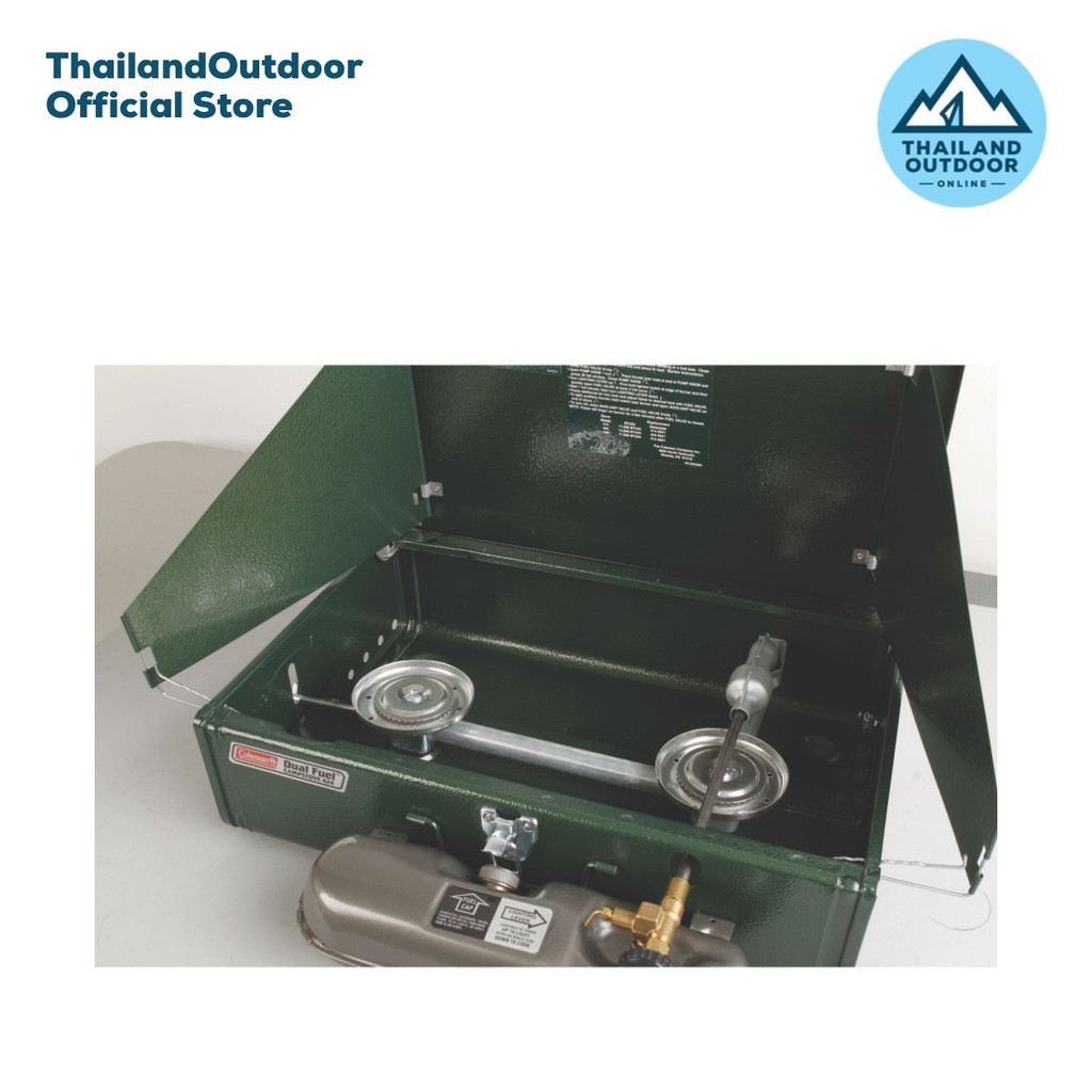 Coleman เตาน้ำมัน 2 หัว รุ่น 2 Burner 424 Dual Fuel Compact Stove