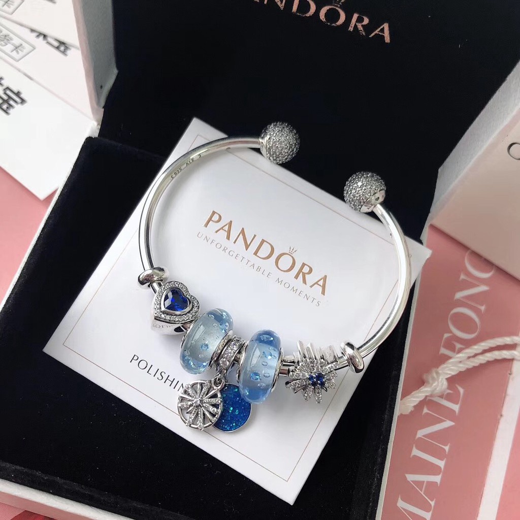 Spot boutique hot sale pandora Jewelry Female Charm Fashion Silver 925