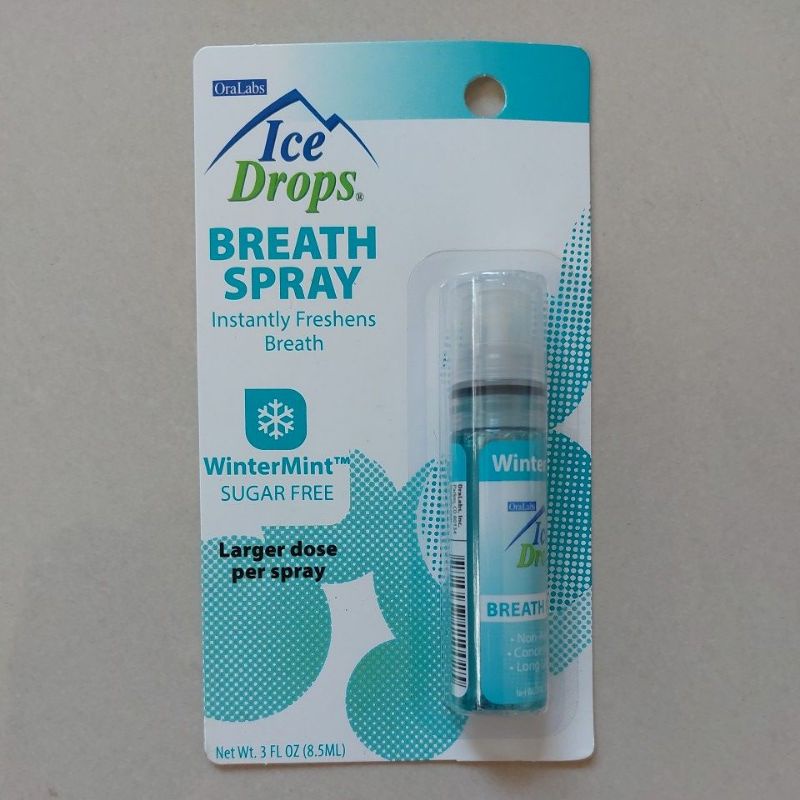 Oralabs Ice Drops Breath spray wintermintt 8.5 ml Shopee Thailand