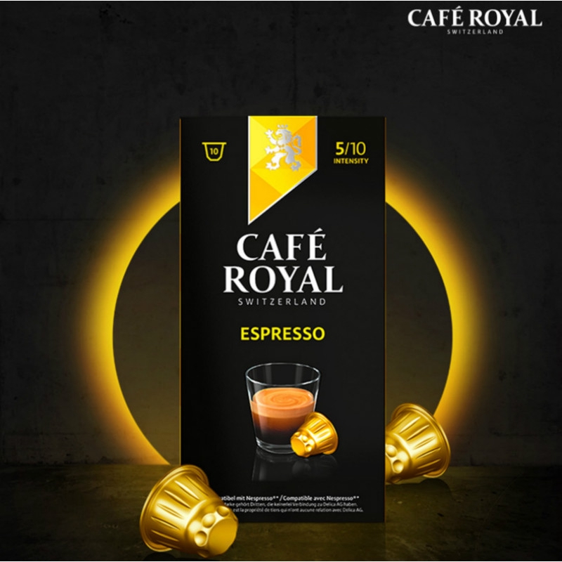 Cafe Royal Espresso Capsule Coffee 10cs for Nespresso Machine