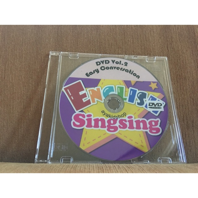 ENGLISH SINGSING VOL.2 DVD สอนภาษาอังกฤษ Easy Conversation Shopee