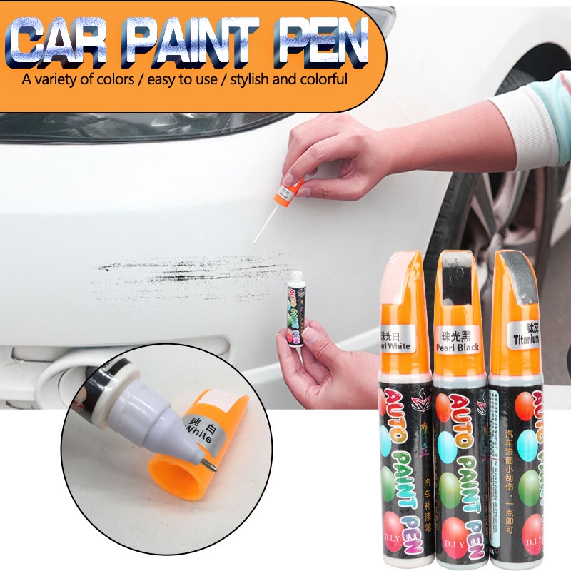 ปากกา ซ่อมสีรถ ปากกาแต้มสีรถ มีทุกสี Auto paint Pen ปากกาลบรอยขีดข่วน