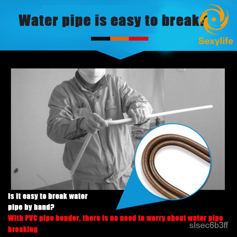 SL Spring Pipe PVC Pipe Conduit Bender Eliminates Need for Heating