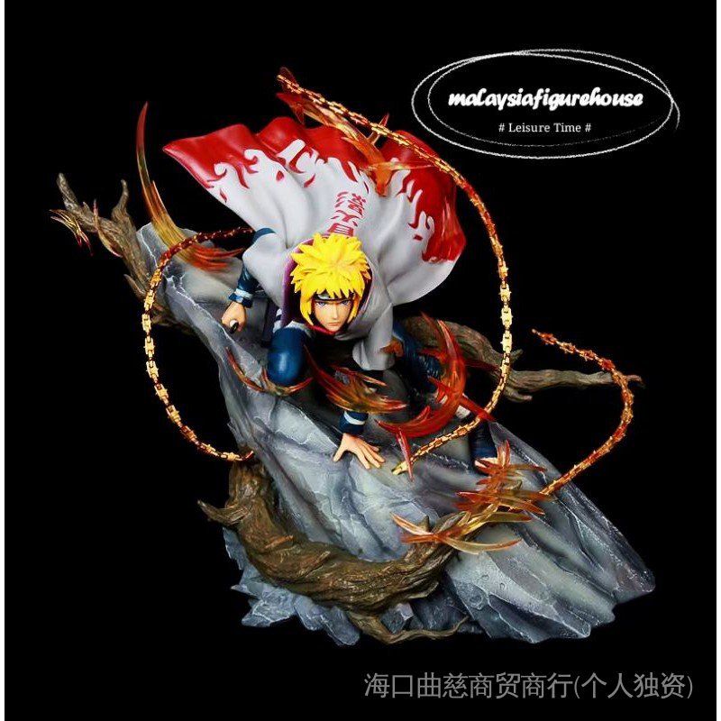 READY STOCK26CM NARUTO SXG HOKAGE NAMIKAZE MINATO COPY RESIN ACTION
