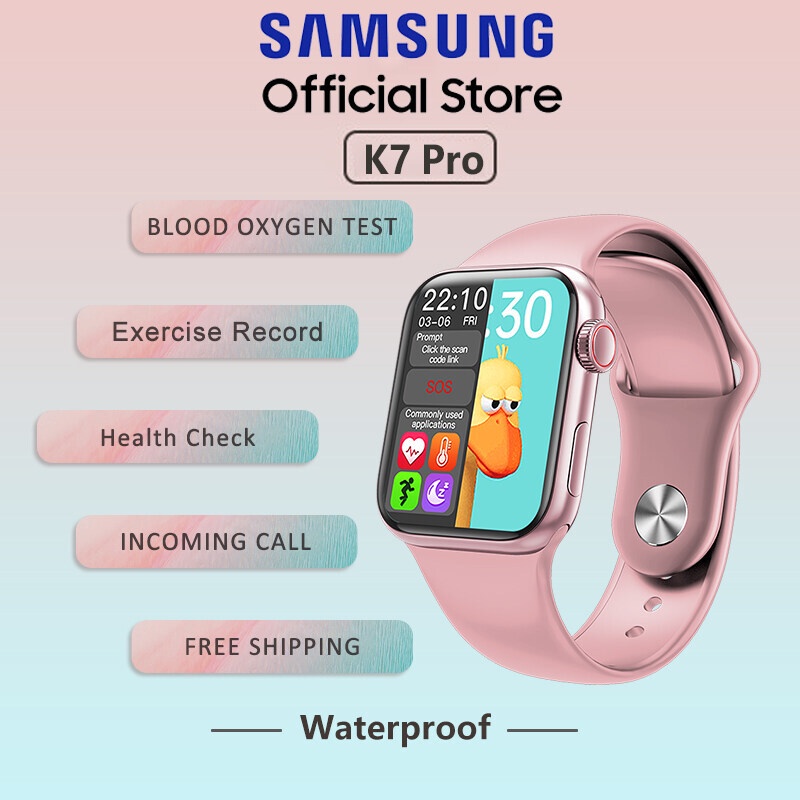 【พร้อมส่ง】 นาฬิกาสมาทวอช2022 SAMSUNG K7 Pro smart watch 2.5D HD Screen