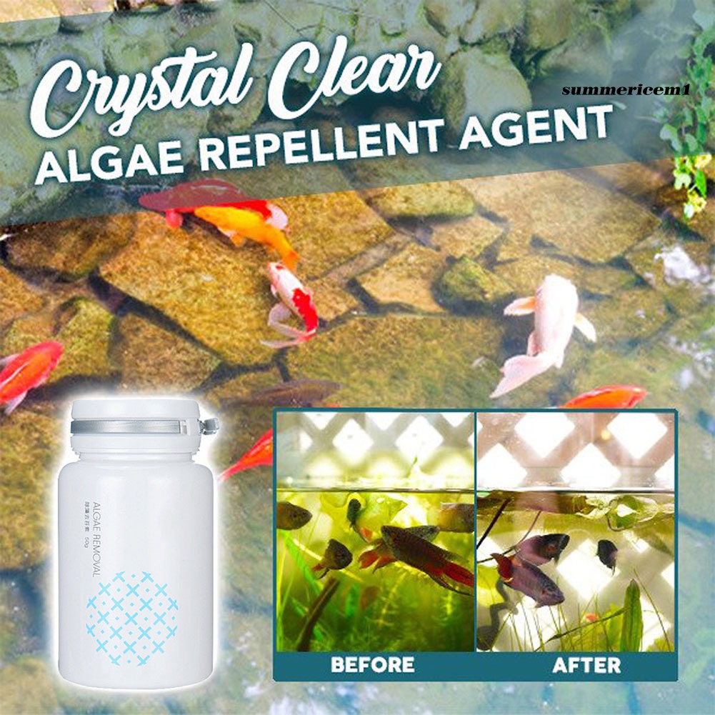 【Ready Stock】50g Granular Algae Repellent Agent Aquarium Water Tank