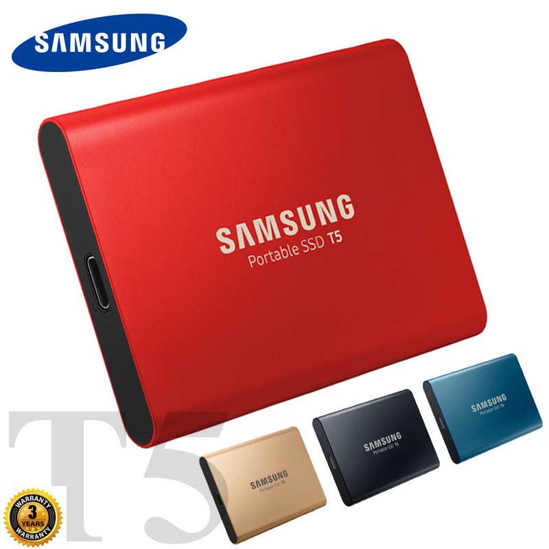 [NEW 2021] SAMSUNG Portable SSD T5 500GB 1TB USB3.1 External Solid