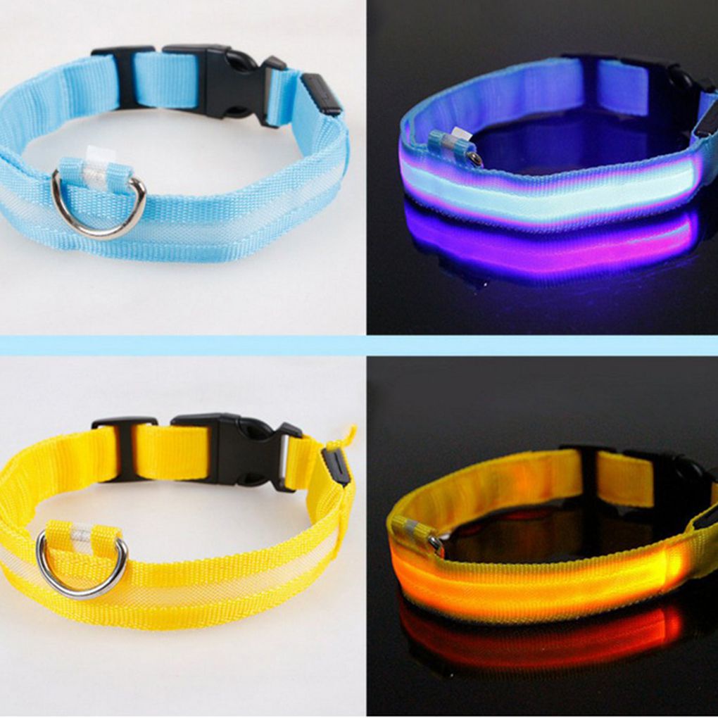 [GLOBAL] LED Pet Dog Collar Flashing Glow Dog Leash Neck Belt Collars