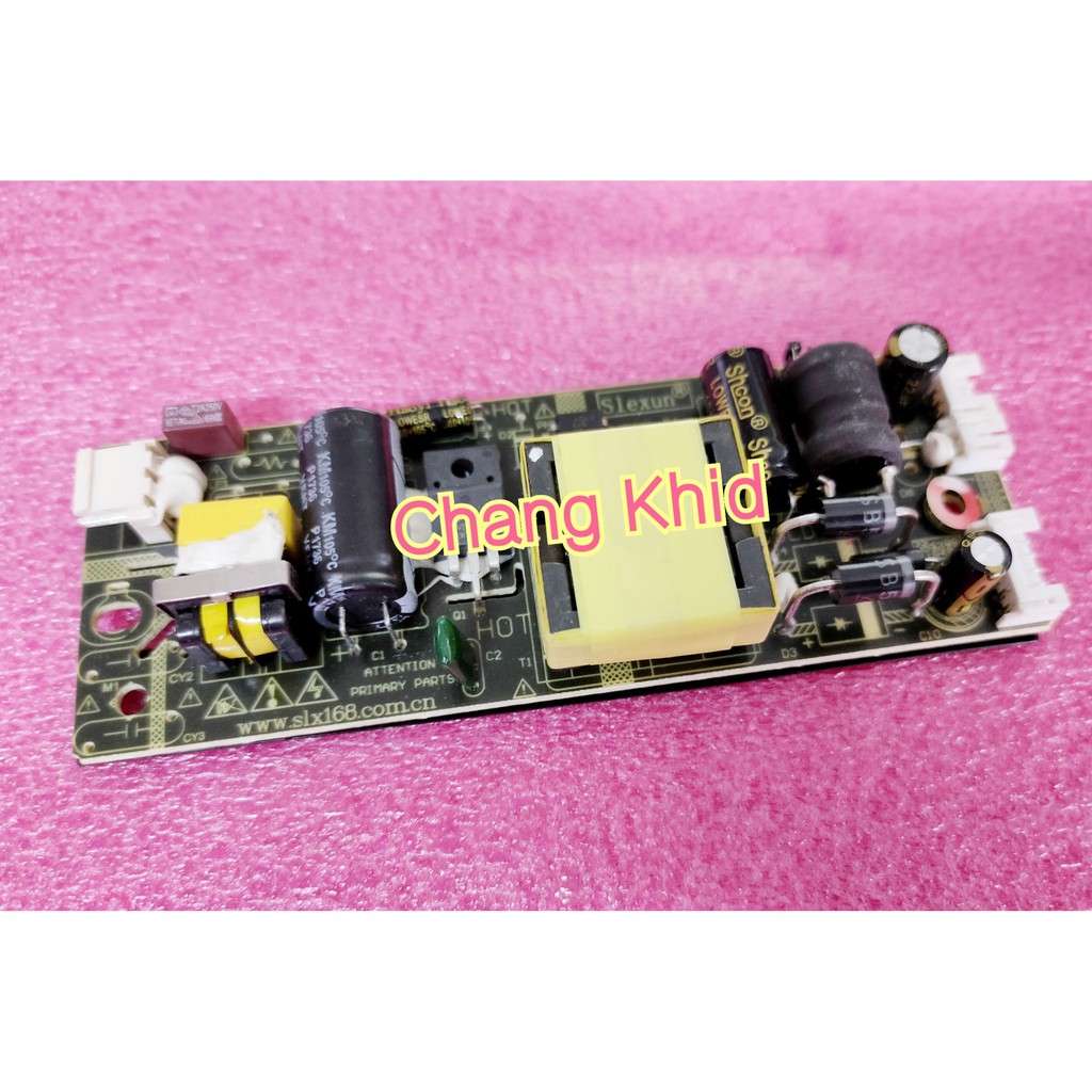POWER SUPPLY TV LED , บอร์ดซัพพลายทีวีจอเล็ก , จอจีน Slexun สำหรับจอ 15