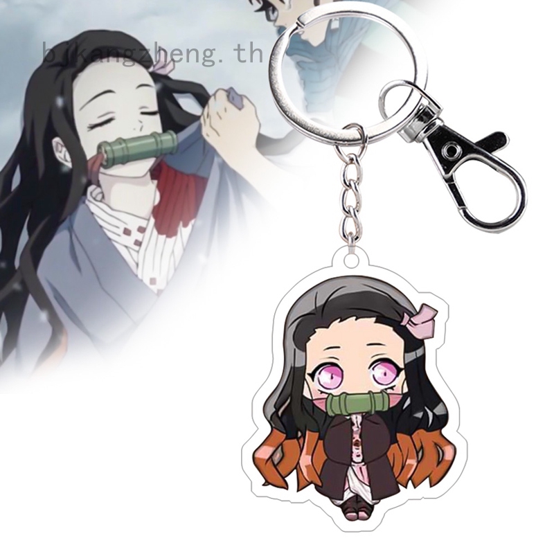 Animation Art & Characters Demon Slayer Cute Nezuko Key Chains Kimetsu