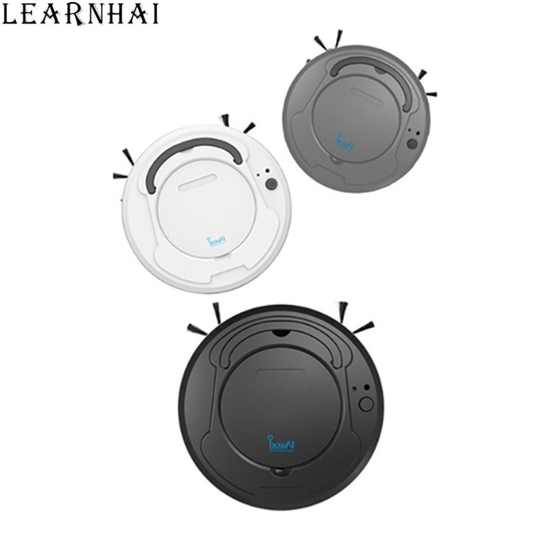 เครื่องดูดฝุ่นLEARNHAI OB8 Smart Robot Vacuum Cleaner 3 In 1 Rechargeable House Robot Floor