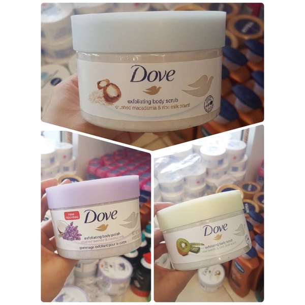 Dove Whipped Macadamia and Rice Milk Body Cream 10 oz Shopee Thailand