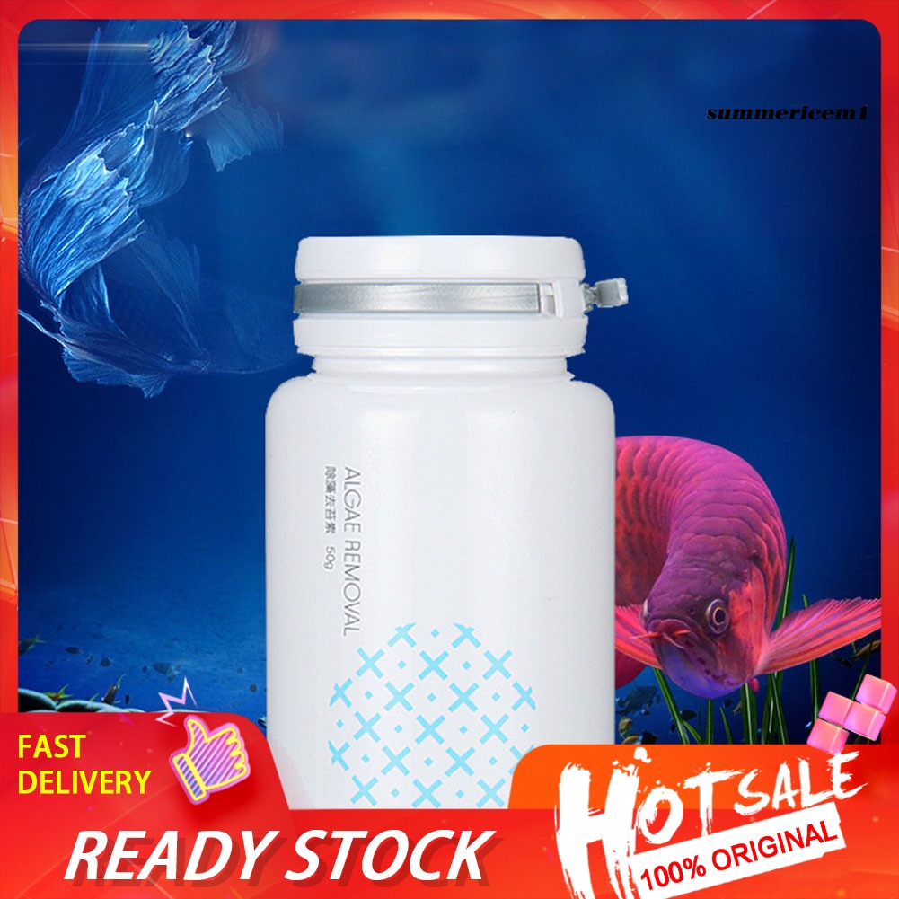 【Ready Stock】50g Granular Algae Repellent Agent Aquarium Water Tank
