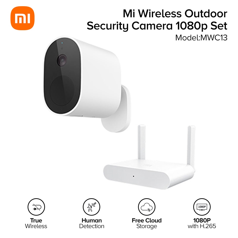 ถูกที่สุด️ ชัดที่สุด️ Xiaomi Mi Wireless Outdoor Security Camera 1080p