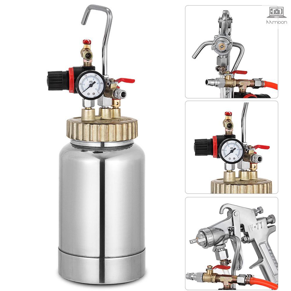 2L Pressure Pot Tank with Air Spray Gun and Regulator for Natural Stone