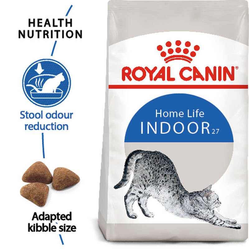Royal Canin Indoor 4kg อาหารเม็ดแมวโต เลี้ยงในบ้าน อายุ 17 ปี (Dry Cat