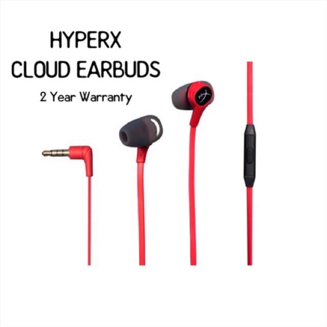 ของแท้‼️HyperX Cloud Earbuds InEar Gaming Headset หูฟังเกมมิ่งอินเอีย