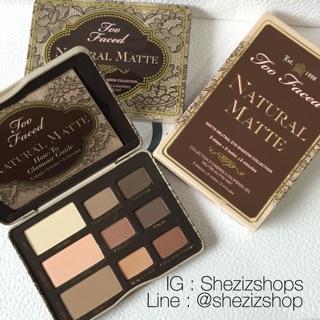 Too Faced Natural Matte Eye Pallete Shopee Thailand