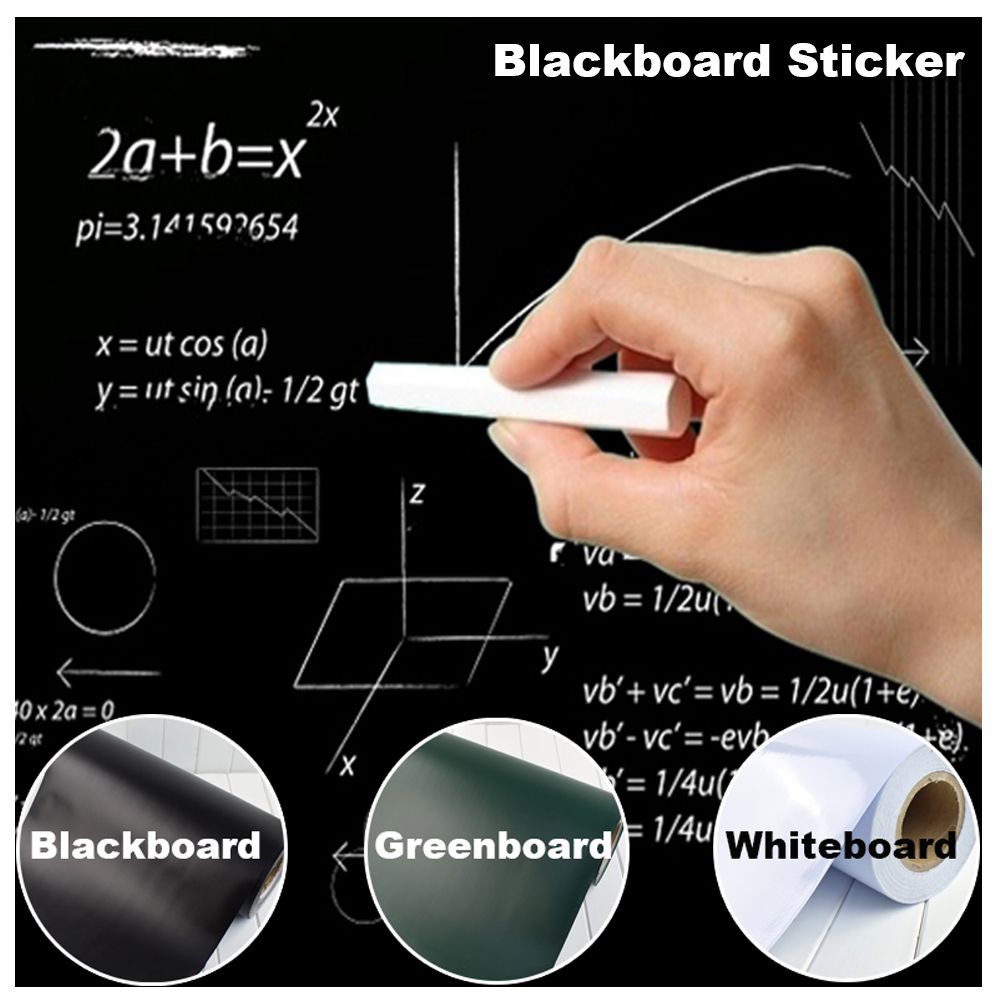 Presentation Erasable Blackboard Sticker Chalkboard Vinyl Wall Decal
