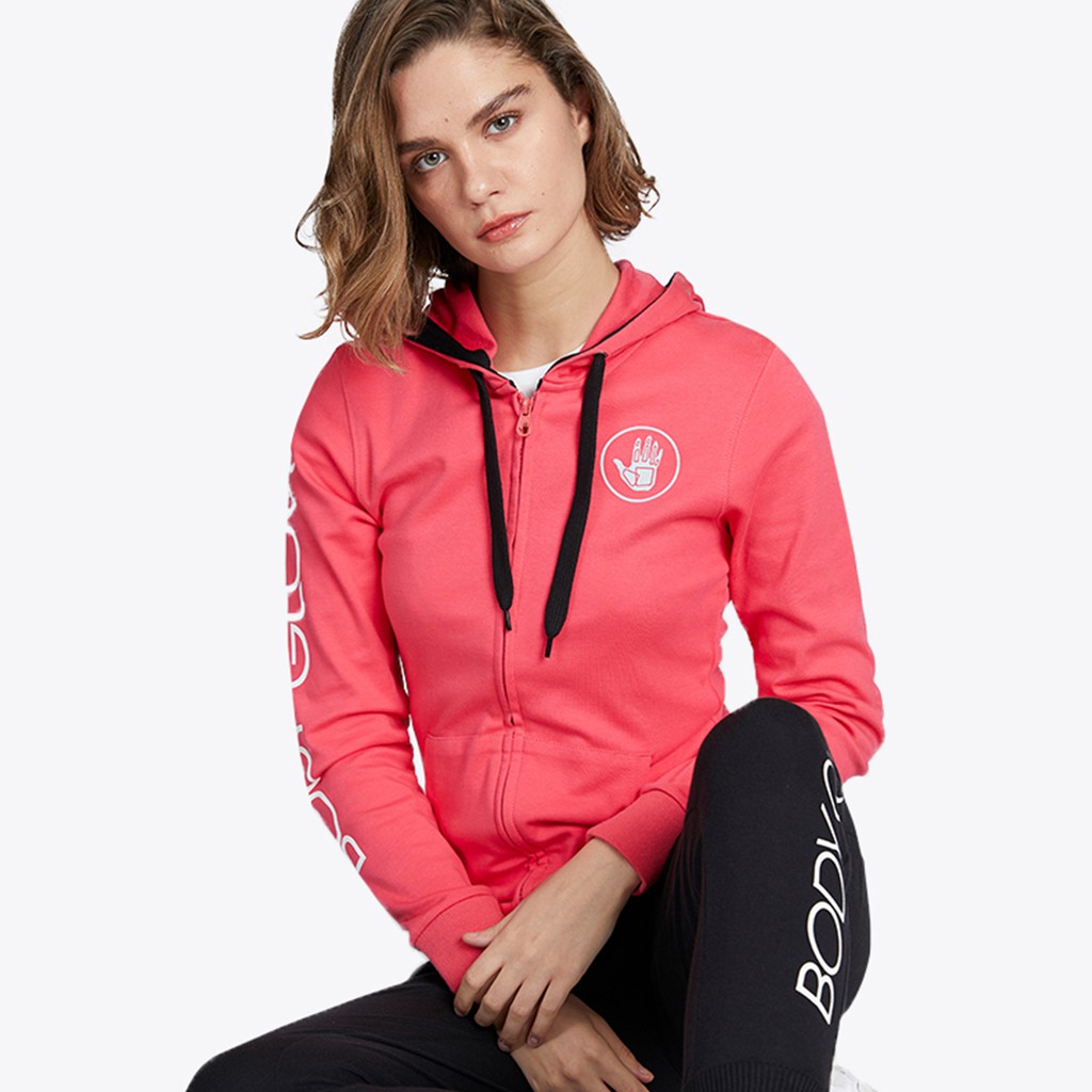 BODY GLOVE Womens SC Essential Hoodies เสื้อฮู้ด ผู้หญิง สีชมพู15