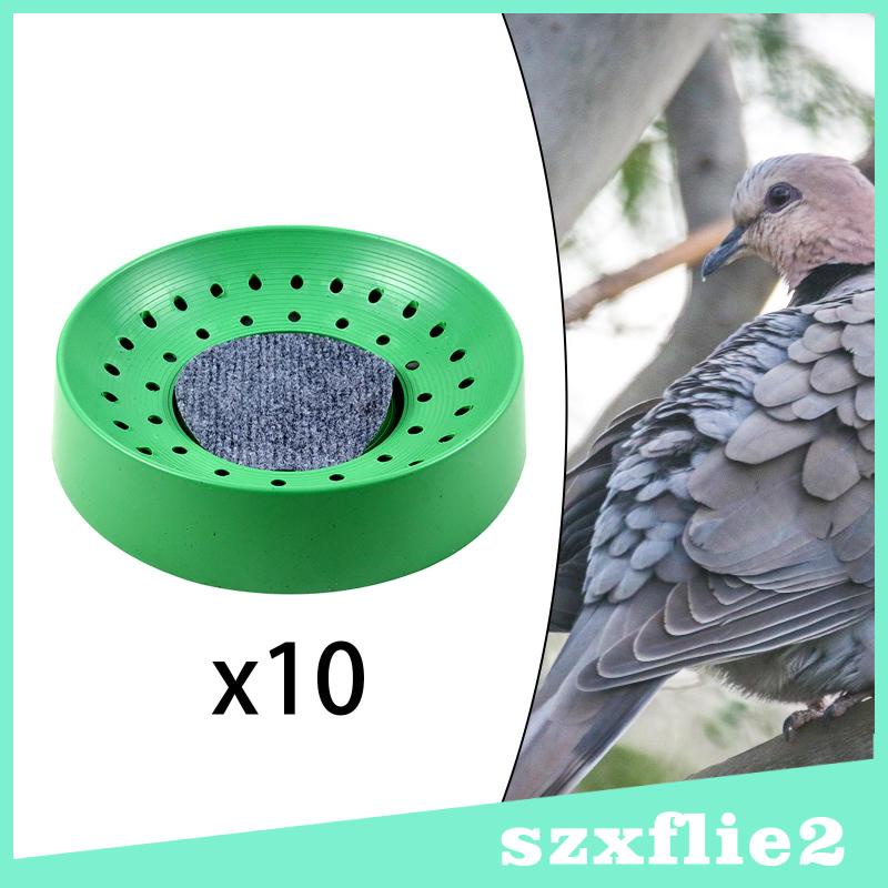 10 Pieces Pigeon Nest Breeding Hatching Nest Dove Basin Nest Bowl