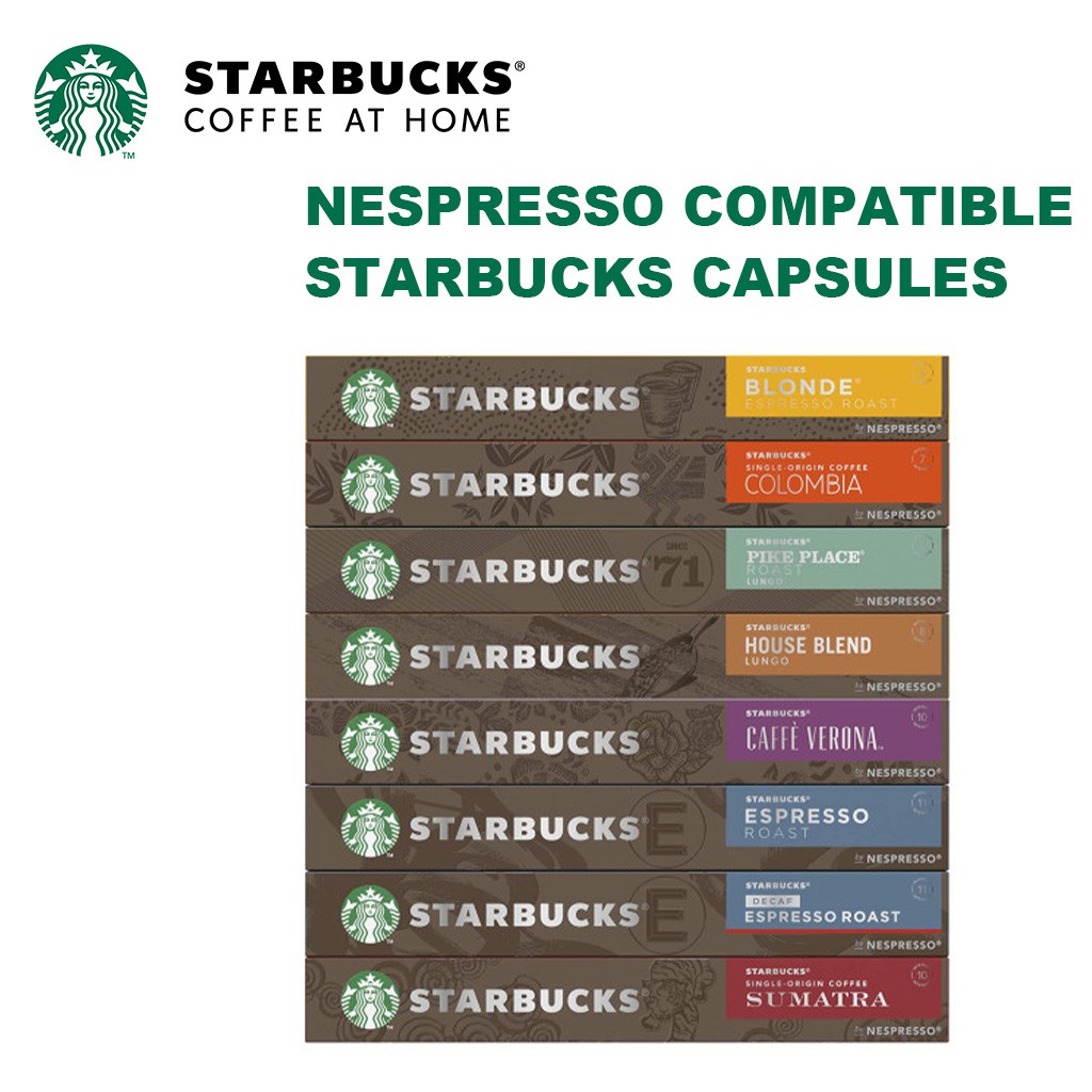 STARBUCKS Nespresso Coffee Capsules 8 Flavors Shopee Thailand