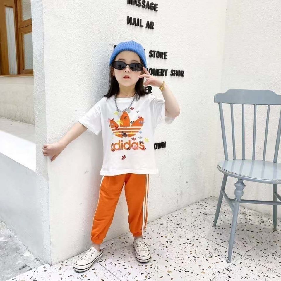 Adidas 213 Years Old T Shirt+Pants 2pcs Boys Suit Girls Suit Kids
