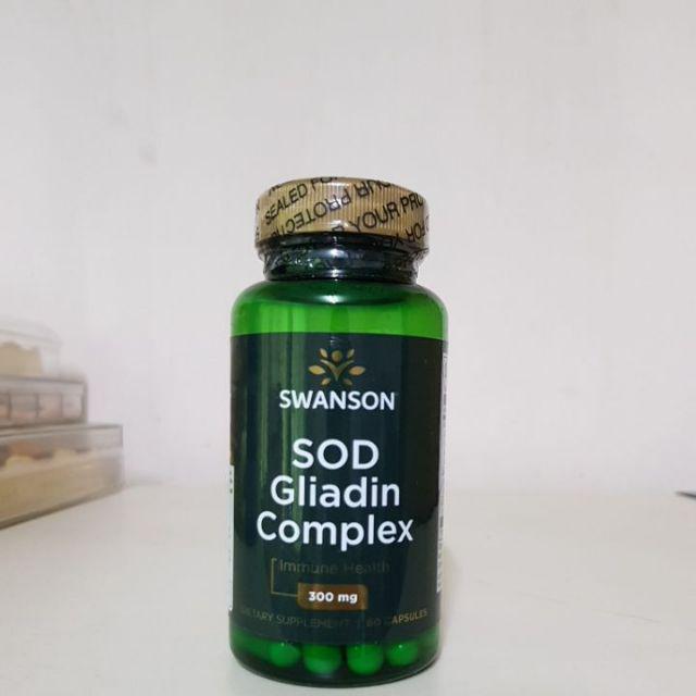 Swanson Ultra SOD Gliadin Complex GliSODin 300 mg / 60 Capsules