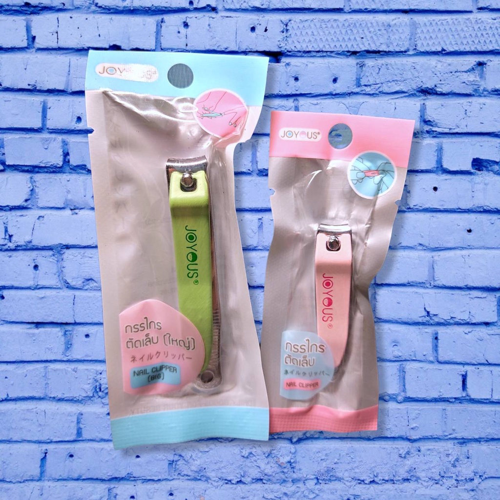 กรรไกรตัดเล็บ (คละสี) Joy us สแตนเลสอย่างดี Nail Clipper มี2ขนาดให้