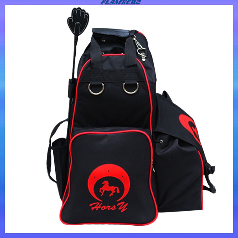 [FLAMEER2]Horse Riding Boot and Helmet Duffle Bag Equestrian Equipment