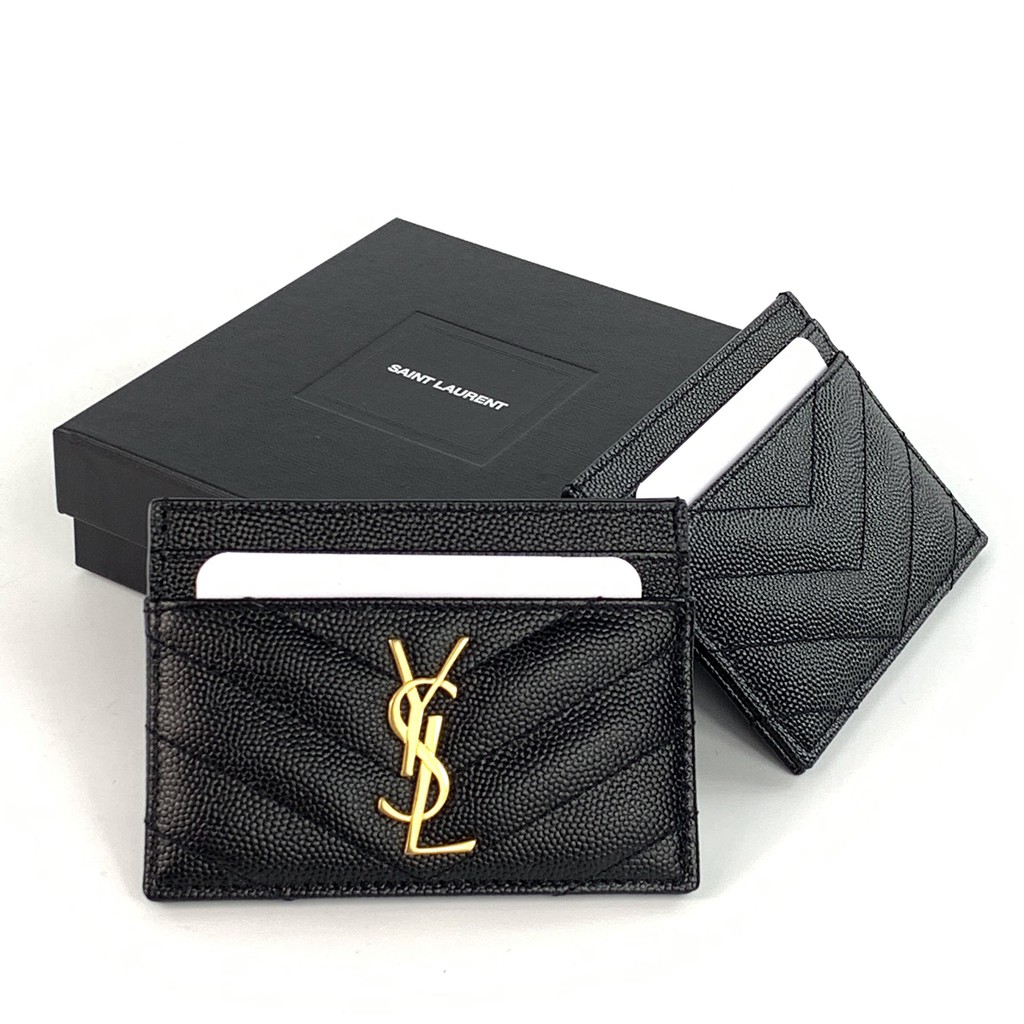 ถูกที่สุด ของแท้ 100 Ysl Card Holder Shopee Thailand