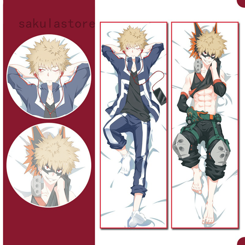 Anime My Hero Academia Bakugou Katsuki Dakimakura Hugging Body Pillow