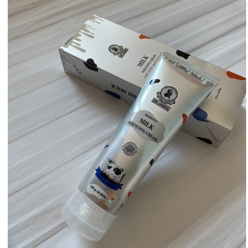 B56 DR.JAMES MILK WHITENING CREAM ดร.เจมส์ มิลล์ไวท์ เทนนิ่ง ครีม ครีม