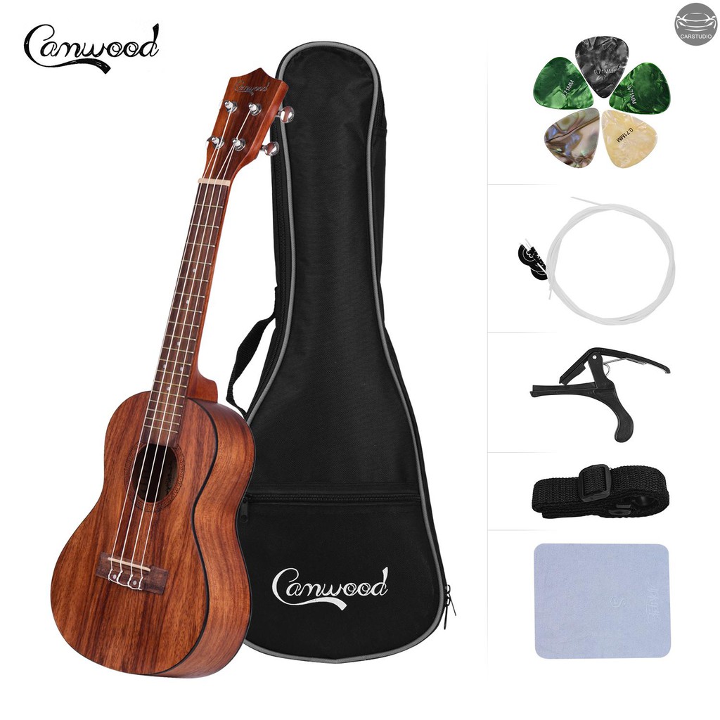 E*M LINGTING 26 Inch Tenor Ukulele Ukelele Spruce Wood Topboard