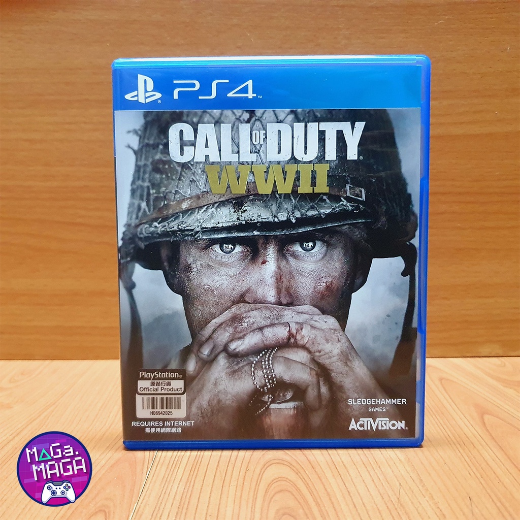 มือ2 call of duty WW2 โซน3 แผ่นเกมส์ ps4 เพลย์สเตชั่น (มือสอง) maga