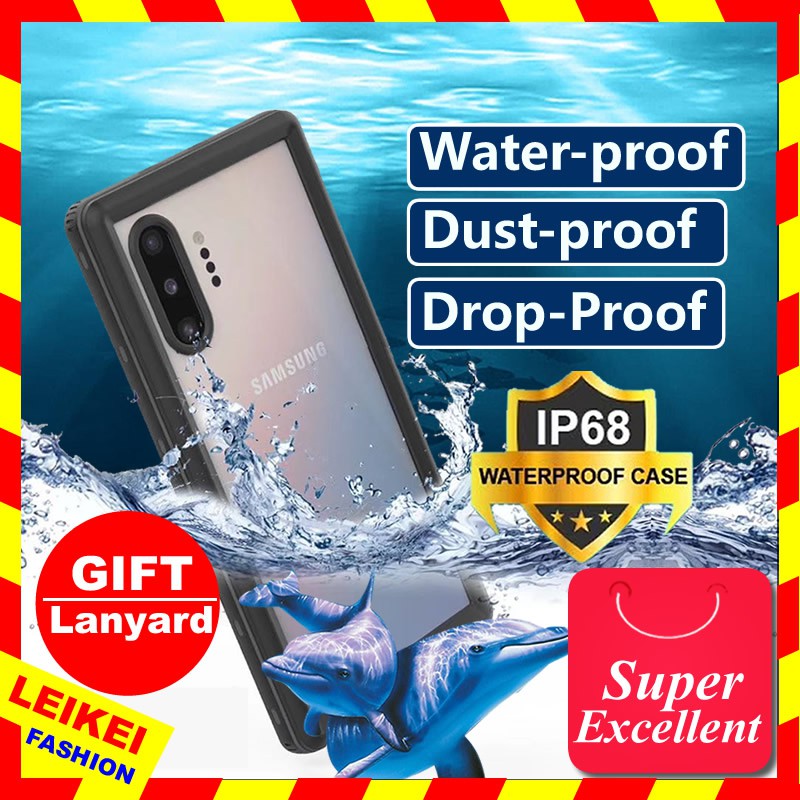 samsung S9 plus s8 s10 Waterproof case note 10 pro n9 n8 360 full