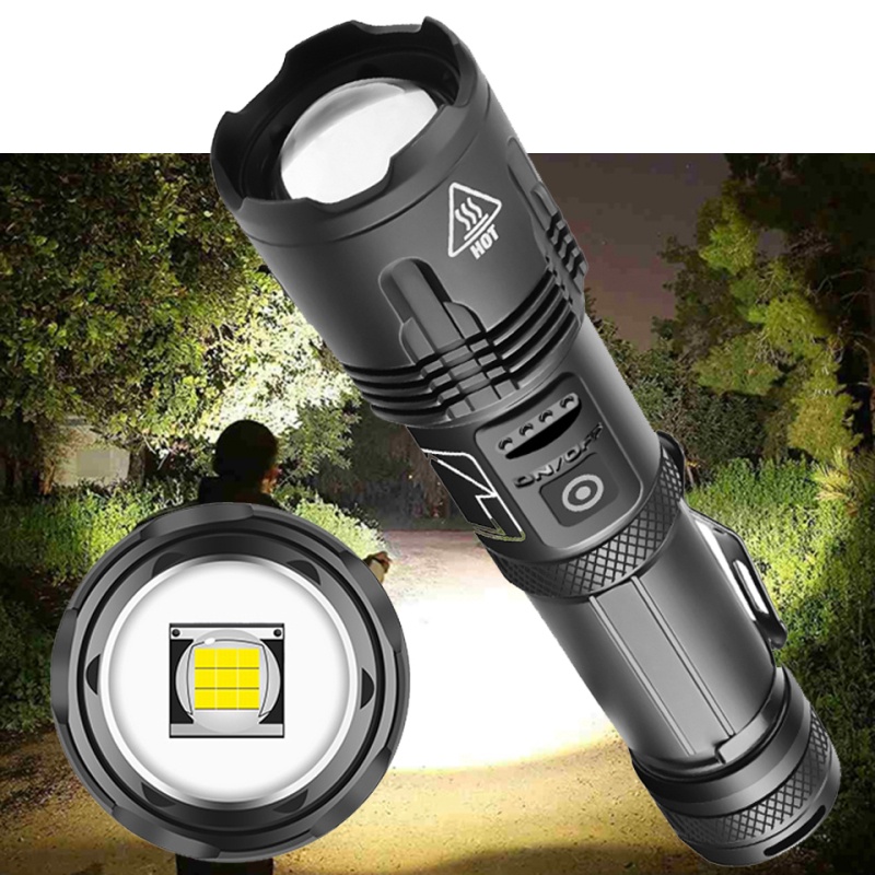 Camping & Hiking Torch Light XHP100 High Quality 9core Led Flashlight