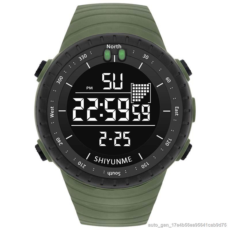 Mens Watch Military Water Resistant SHIYUNME Sport watch Army LED