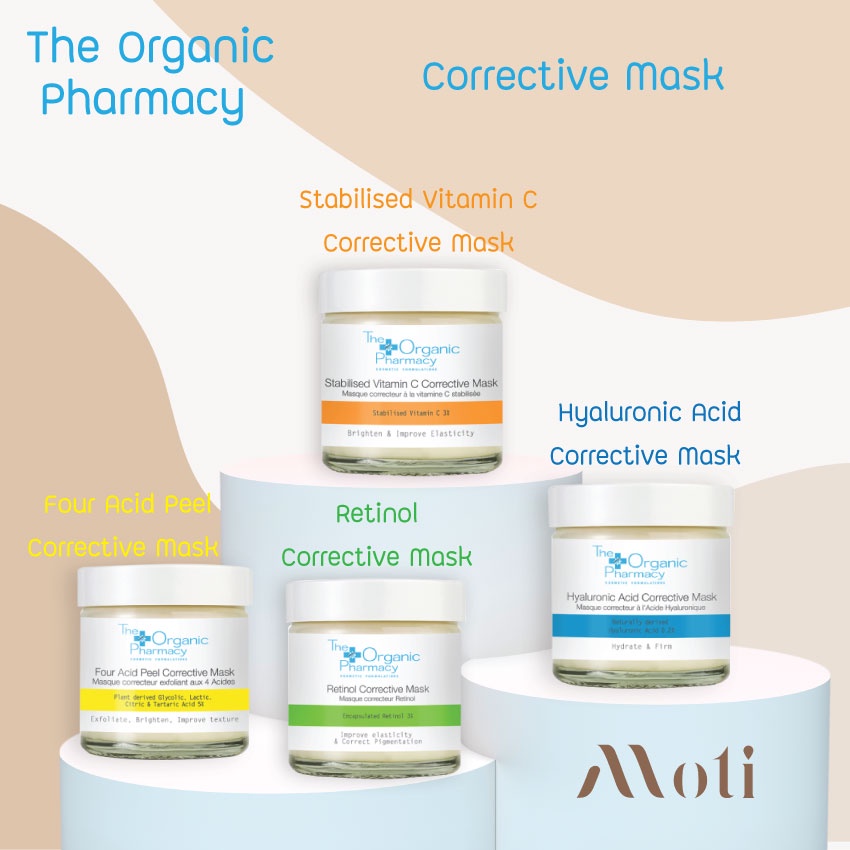 The Organic Pharmacy Corrective Mask Four Acid Peel Hyaluronic Acid
