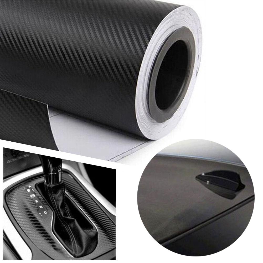BG 12 "x 50" 3D Carbon Fiber Vinyl Car Wrap Sheet Roll Film Sticker