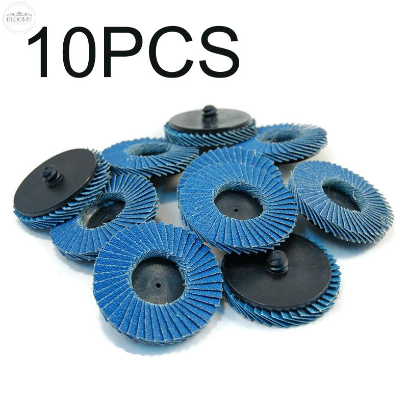 Sanding Disc Wheels 10pcs Kit Set 2Inch Tool 80 Grit Polishing Rust