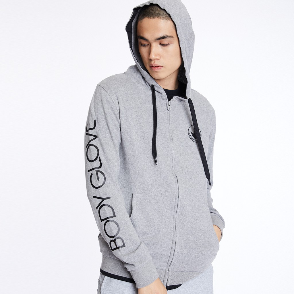 BODY GLOVE Mens SC Essential Hoodies เสื้อฮู้ด ผู้ชาย สีเขียวอ่อน63